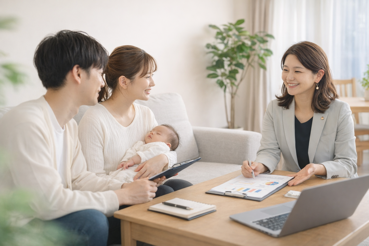 近藤美樹が育休・両立支援について説明している様子